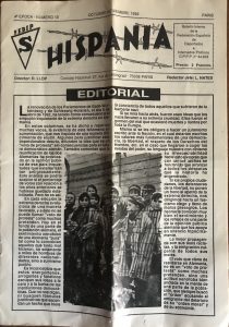 Portada de la revista de la FEDIP on surt la necrològica d'Eugenio Balduz.